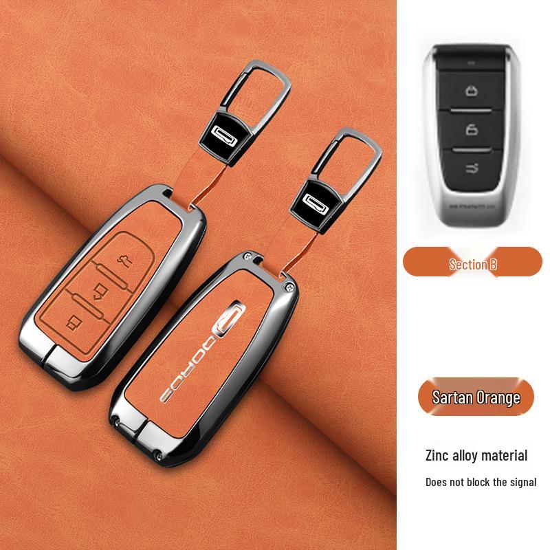 Qoros Car Key Case for Models 5/20/7 - Stylish Key Shell for Qoros Urban SUV