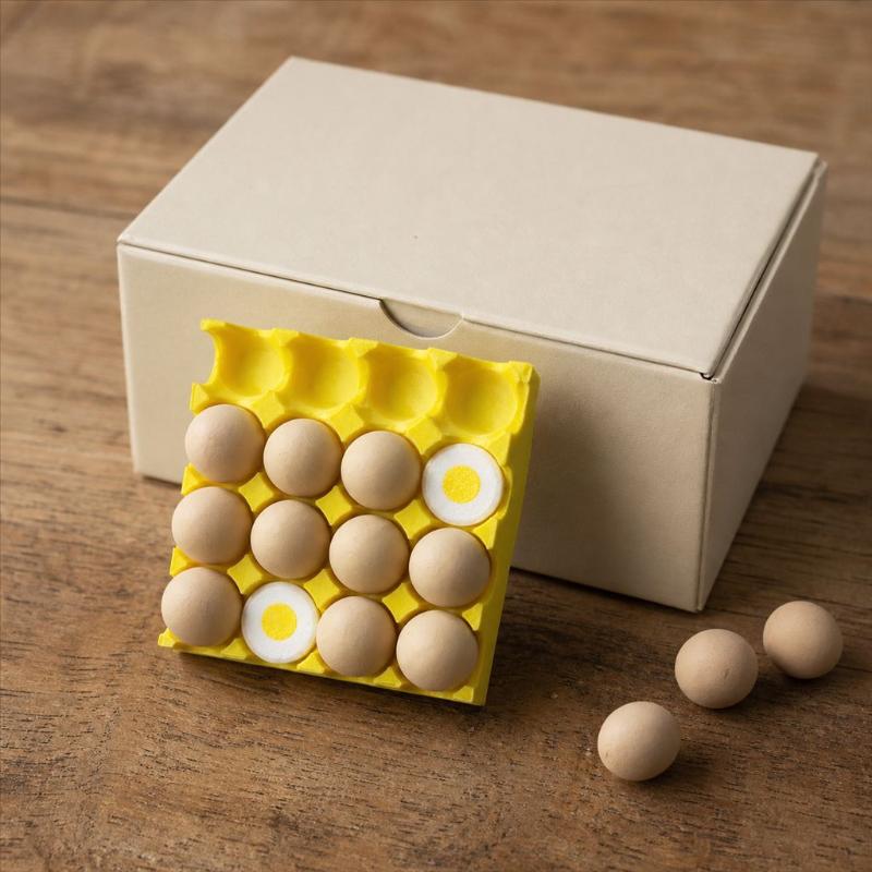 Cute Egg Tray Fridge Magnet Detachable Magnetic Eggs Hold Photos Memo Notes Creative Kitchen Decor Housewarming Gift