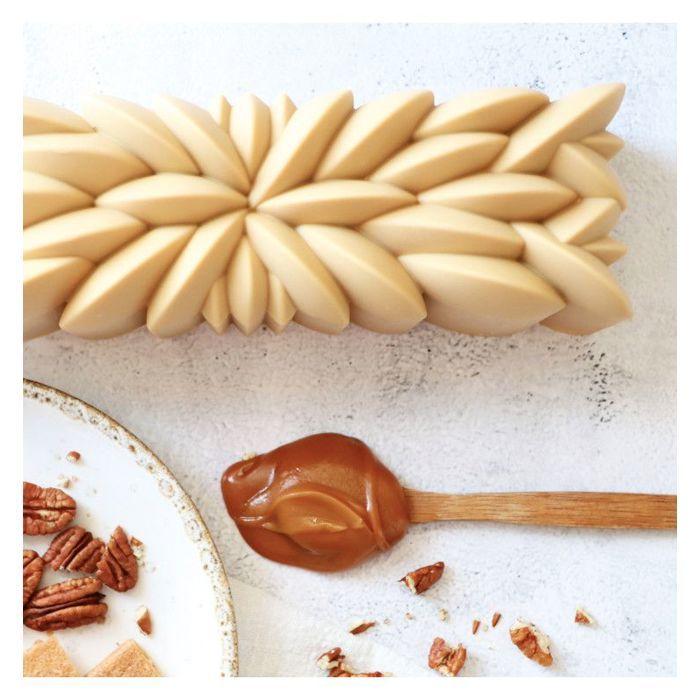 Moule à bûche - scrapcooking - 3d instant - en silicone - 25x8x8cm