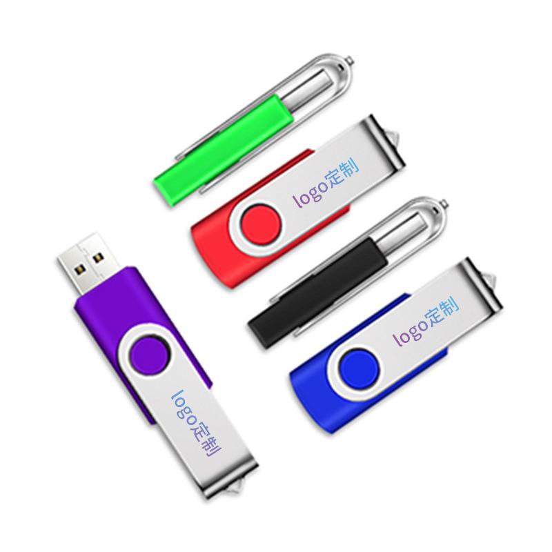 

USB-флеш-накопичувач з поворотним кліпом різної ємності та металевим корпусом 256MB