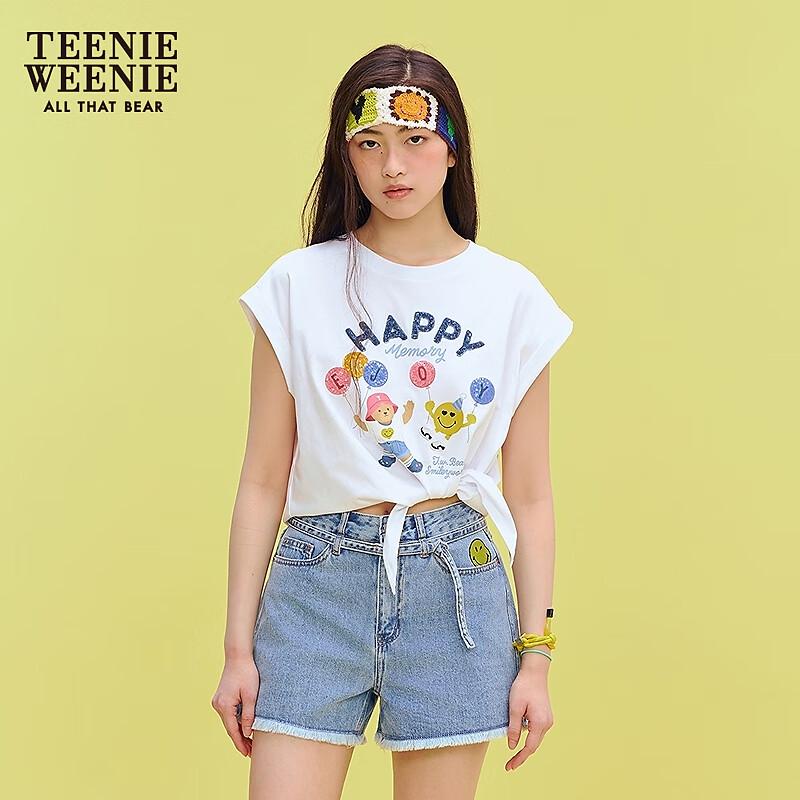 Teenie Weenie Smiley Collaboration Knot-Tie Short Sleeve T-Shirt S