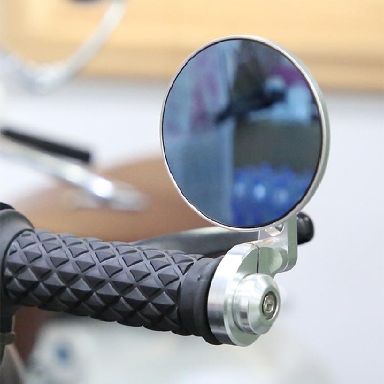 Motorbike Rear View Mirrors Round 7/8" Handle Bar End Mirror for Scooter ATV