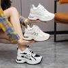 Thick-soled dad shoes for women in spring and autumn 2025 new small soft-soled versatile thick-soled breathable sports and leisure shoes for women