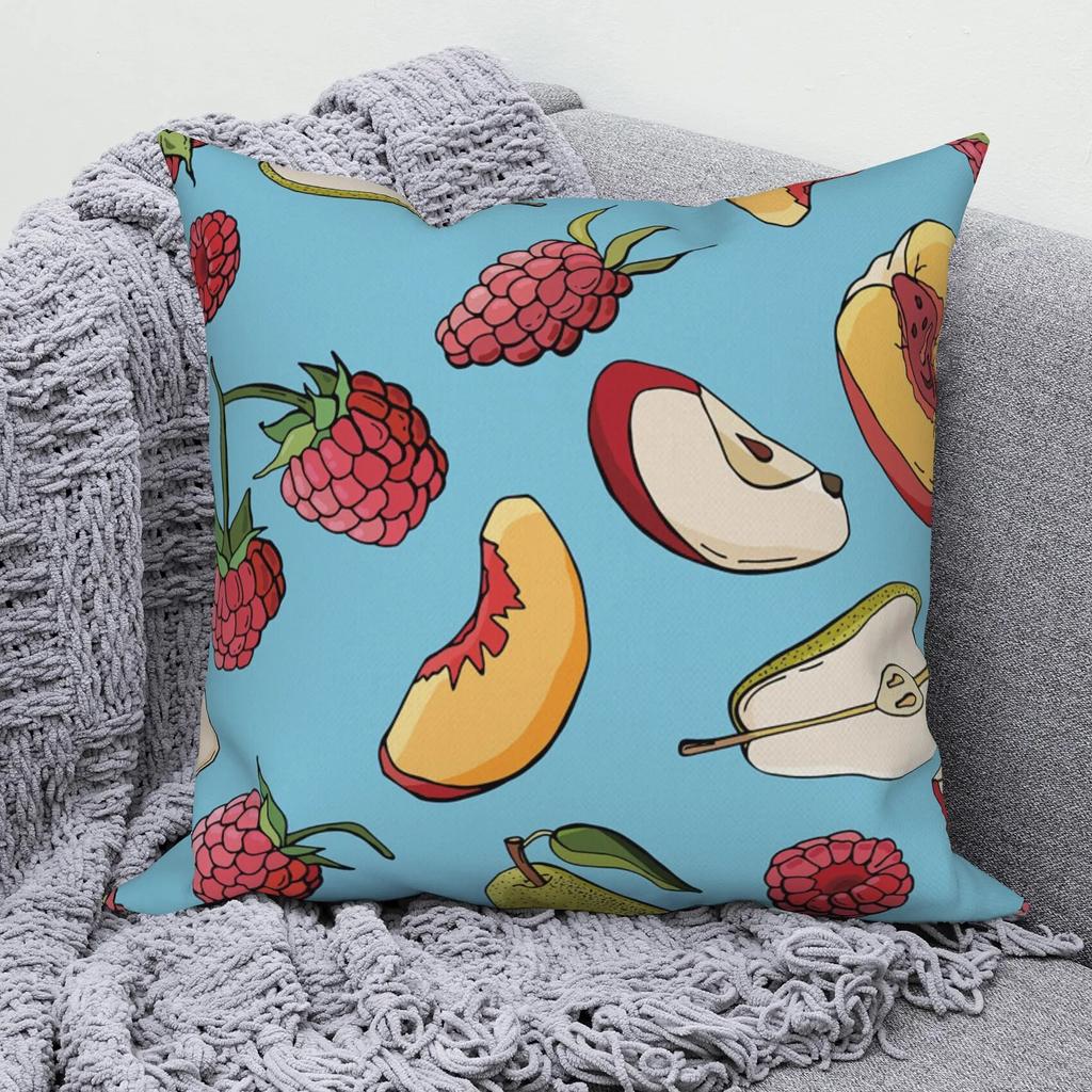 Bedroom Throw Pillow Sofa Decorative Pillowcase Home Decor Cute Tropical Fruit