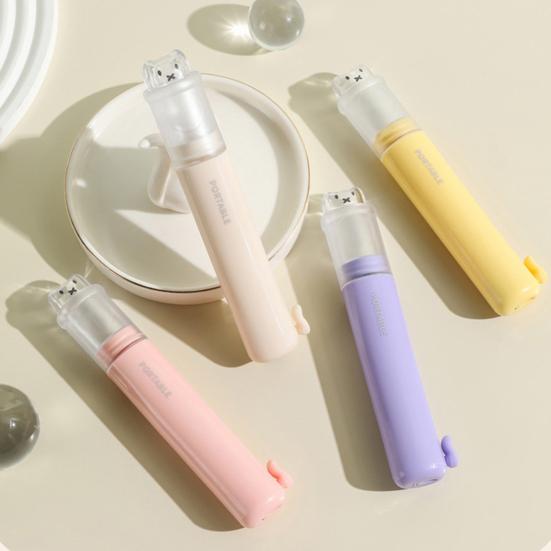 2-In-1 Multifunctional Toothbrush with 2 Replaceable Heads Portable Home Travel Outdoor Hiking Camping Toothbrush with Toothpaste Storage Box