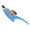 Parrot Ornament Half Face Bird Figurine Resin Sculpture for Tree Wall Living Room Balcony Garden