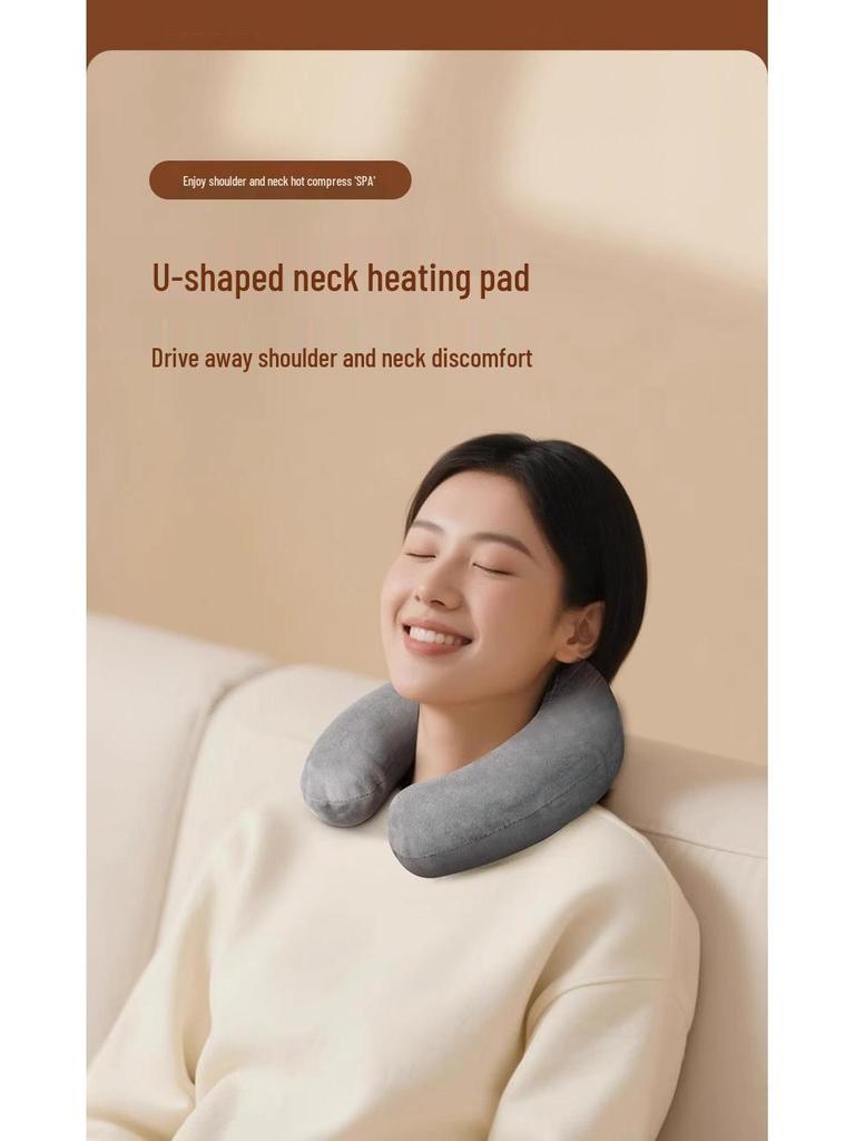 U-Shaped Hot Water Bottle: Neck & Shoulder Warmer, Hot Compress for Neck Vertebra, Scarf Water Injection, Hand & Foot Warmer.