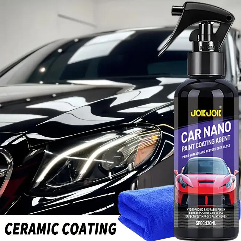 3-in-1 Car Ceramic Nano Coating Liquid Polish-Waterproof Layer and Paint Protection,Stylish Bottle Design,Ceramic-based Product