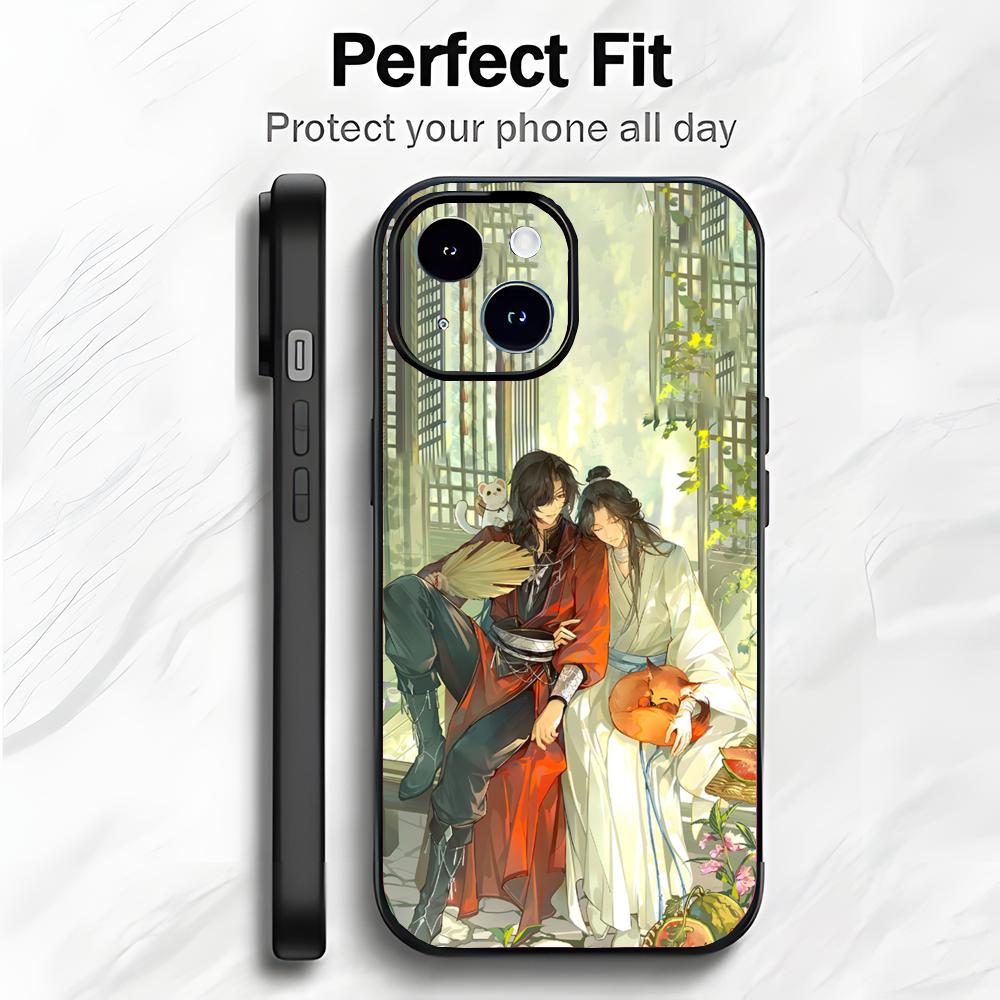 Fantasy Anime H-Heaven Officials Blessing Phone Case Phone Case Trend Soft Packaging Lightweight For iPhone17 16 15 14 ProMax