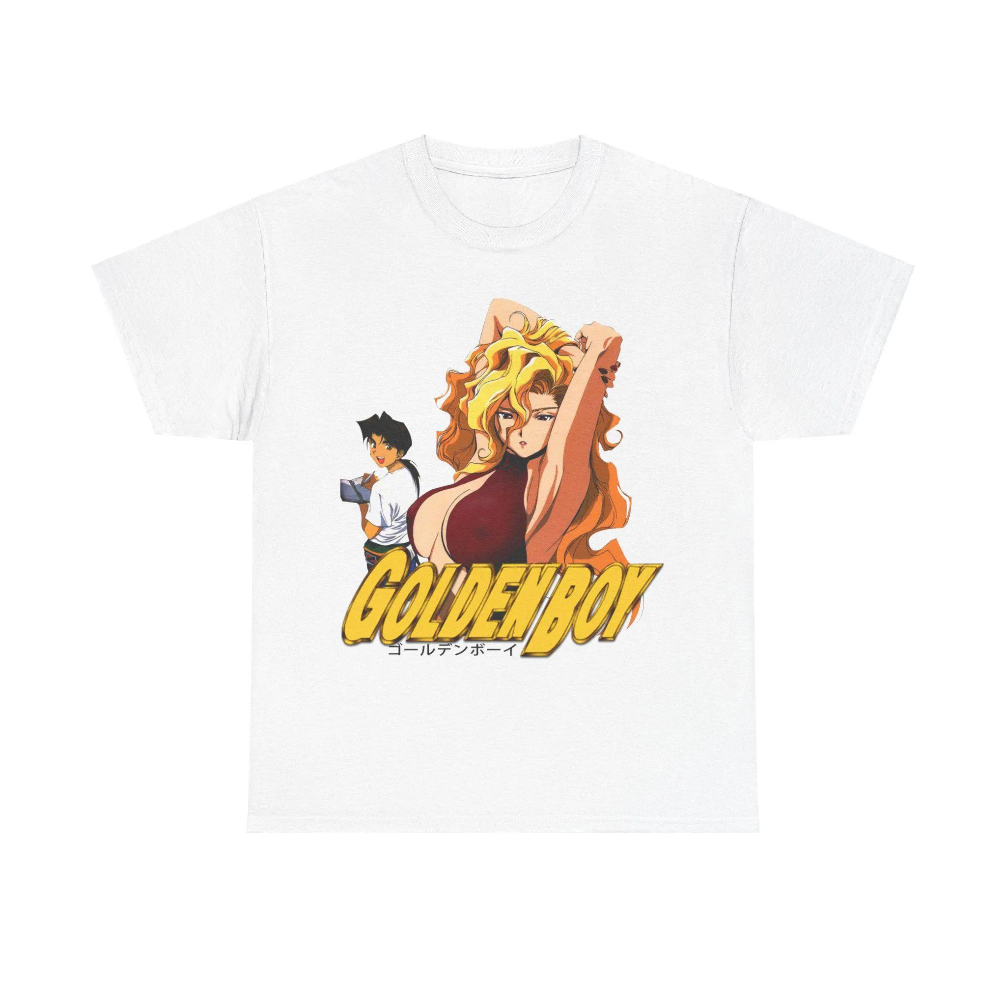 

Golden Boy Anime Tshirt Kentaro Oe Manga Retro Cartoon Tshirt for Men and Women Summer Cotton Loose Fashion Short Sleeve Top 4XL