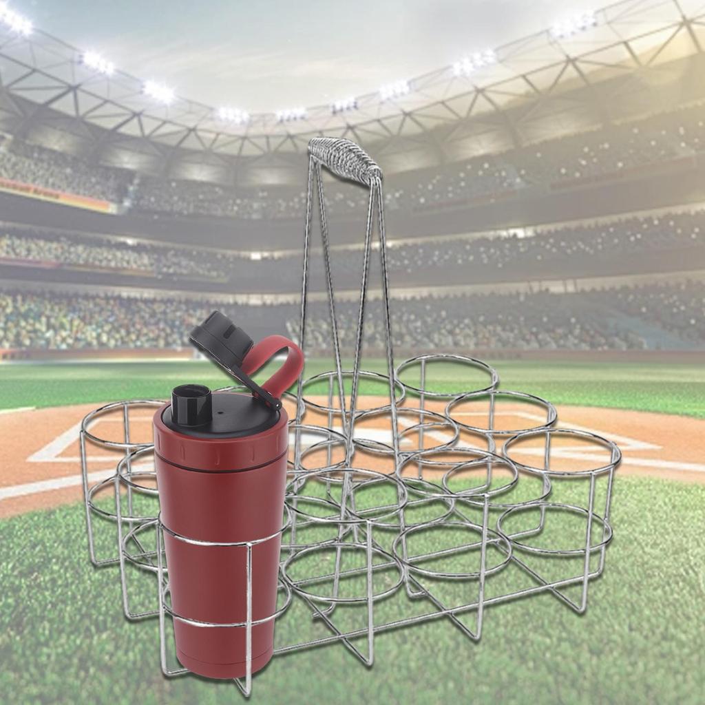 Bottle Carrier Beer Carrier,Holds Up To 12 Bottles Storage Orgnizer Water Rack Stand
