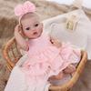 18 Inch Lifelike Reborn Bady Doll Full Silicone Vinyl with Visible Veins Newborn Dolls Early Educational Toys Toddler Birthday Gifts