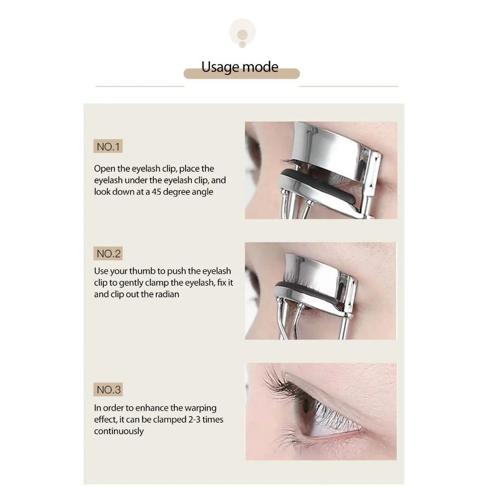 1PC ondulator de gene Machiaj profesional pentru ochi Instrumente de frumusețe Lash Nature Curl Style Drăguț pentru lățimea genelor Mâner Curl Lashed Bigudiuri