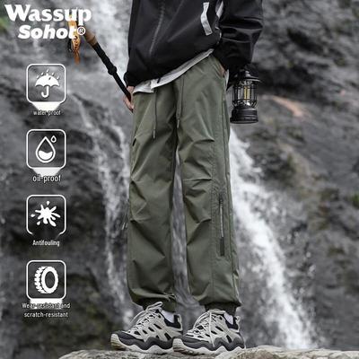 Wassup Sohot Men's Water-Repellent Cargo Pants