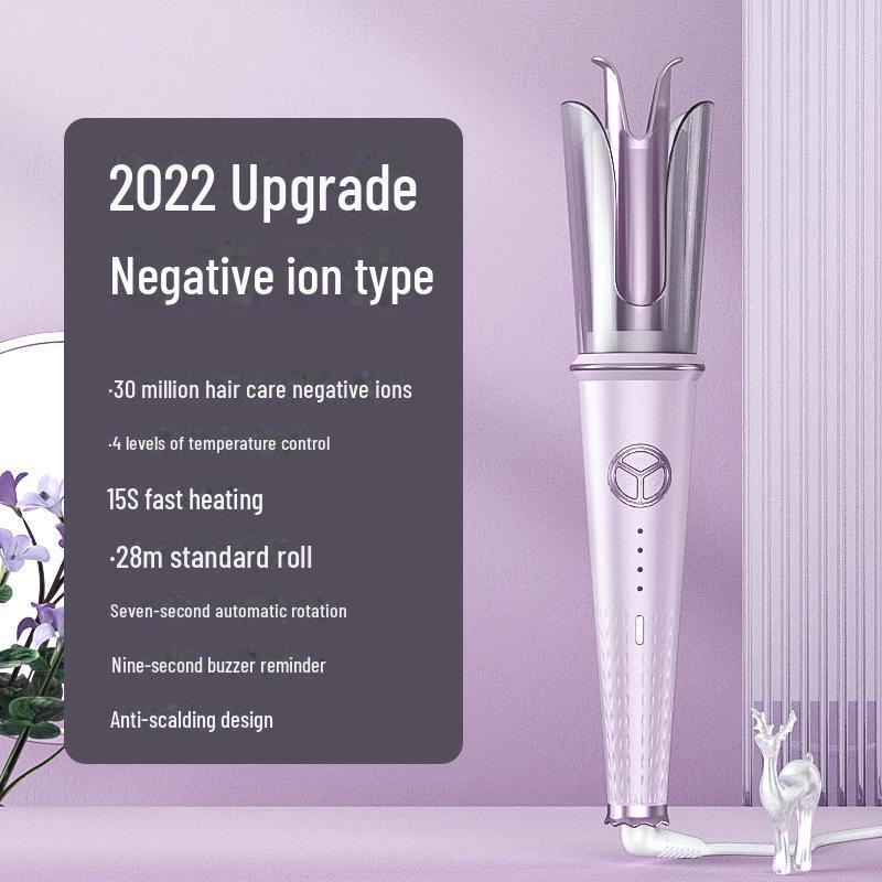 

Автоматические щипцы для завивки Minhuang Anti-Scald 28 мм с отрицательными ионами для создания крупных локонов и волн без повреждения волос. fully automatic negative ion фиолетовый