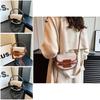 Vintage Saddle Bag For Women Pu Leather Crossbody Handbag With Stitching For Daily Use