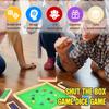 Wooden Dice Game Portable Shut The Box Wooden Board Game Classics Tabletop Gaming Toy for 2-6 Players for Home Party Bar