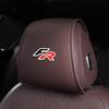 2Pc Car Styling Neck Pillowcase Leather Headrest Storage Cover For Seat FR Ibiza Altea Leon Cupra Alhambra Arosa Car Accessories I6
