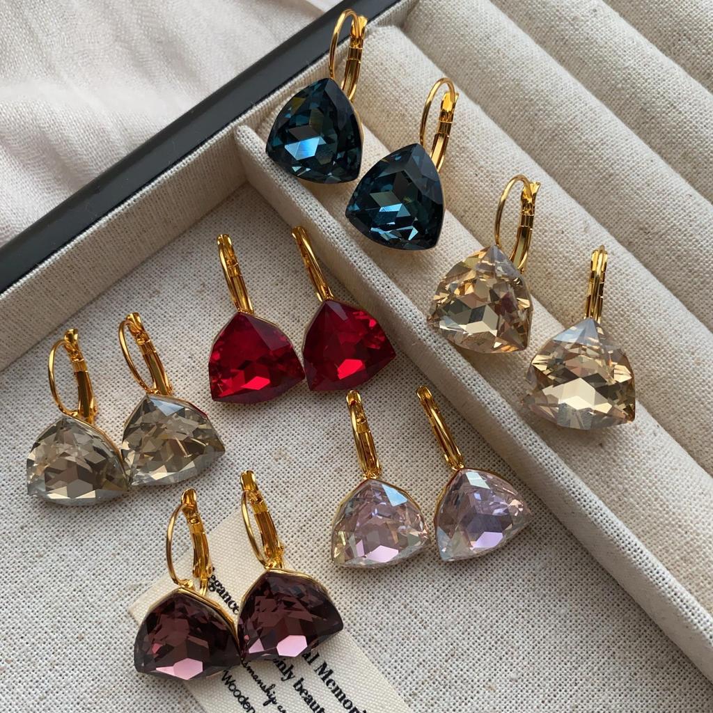 Triangular Ear Buckle Premium Earrings Ear Buckle Cold Wind Niche Simple Earrings Temperament Personality Sweet Dream Versatile
