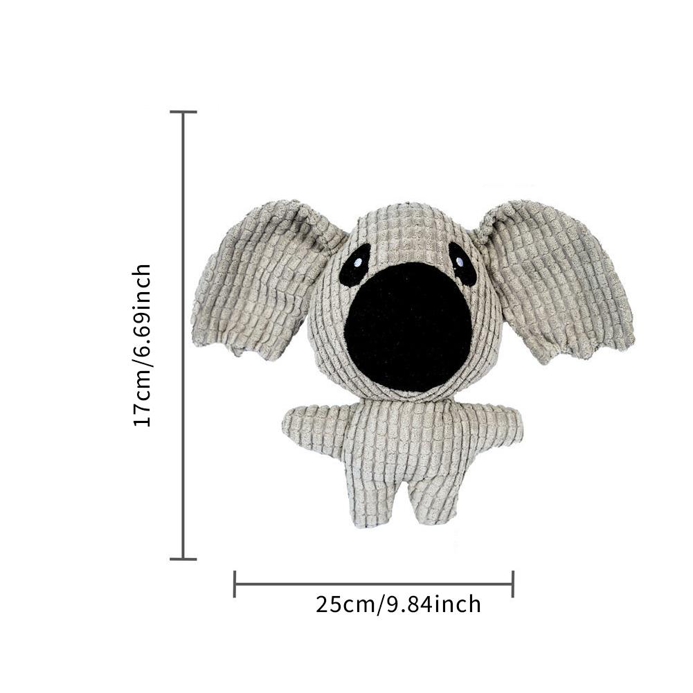 Pet Dog Squeaky Toys Animals Shapes Squeaky Plush Chew Toys for Small Medium Large Dogs