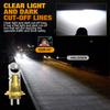 2Pcs H7 Bi Led Projector Car Headlight Bulbs Wireless H4 LED H11 H8 9005 HB3 9006 HB4 Lens 60000Lm 80W Plug&Play Mini Auto Lamp 6000K LHD Headlamp