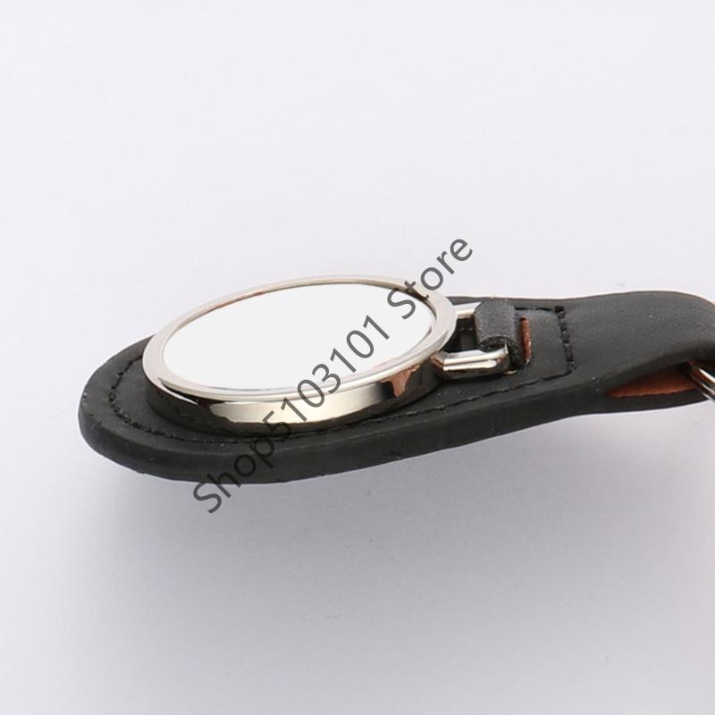 Square Round Sublimation Blank Heat Transfer Holster Photo Frame Pendant Multi-functional DIY Holster Photo Key chain