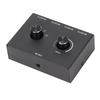 3.5mm Stereo Stereo Passive Switcher 1 In 4 Out 4 In 1 Out Manual Selector  For Speaker
