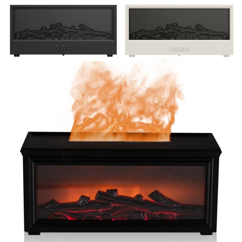 150ml Fireplace Air Humidifier Simulated Bonfire Essential Oil Diffuser Household