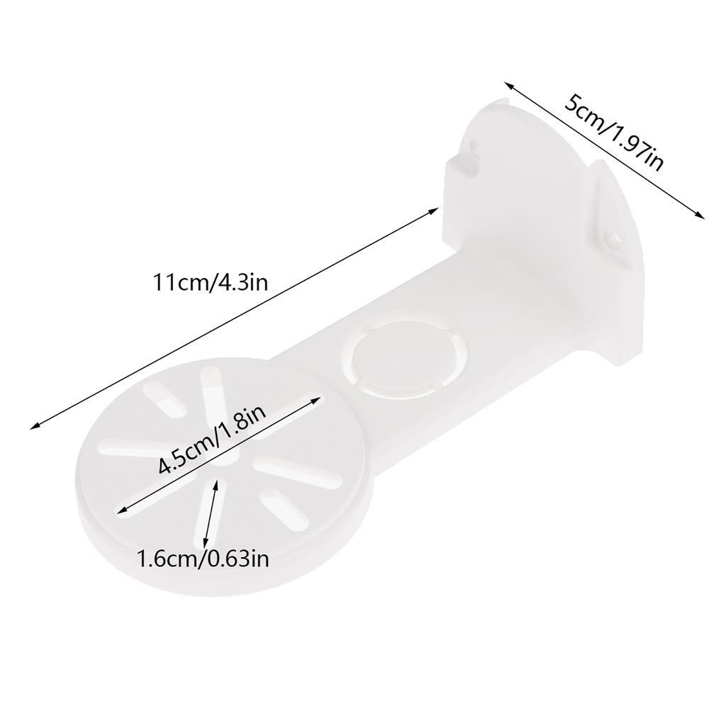 Supporto da Parete Senza Fori per Fotocamera Supporto e Base in Plastica ABS per Fotocamera Cloud Accessori per Sorveglianza di Sicurezza