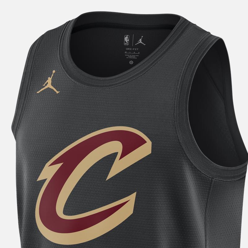 Jordan Cleveland Cavaliers Statement Edition Casual Sleeveless Basketball Jersey Fan Version Men jersey Black DO9522-016