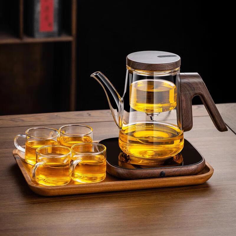 Glass Teapot Set with Long Spout