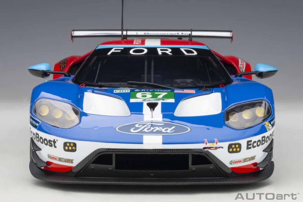 AUTOart Ford GT 2017 Le Mans 24 Hours Race LMGTE Pro Class 2nd Place Finished Model 81710 1/18 #67