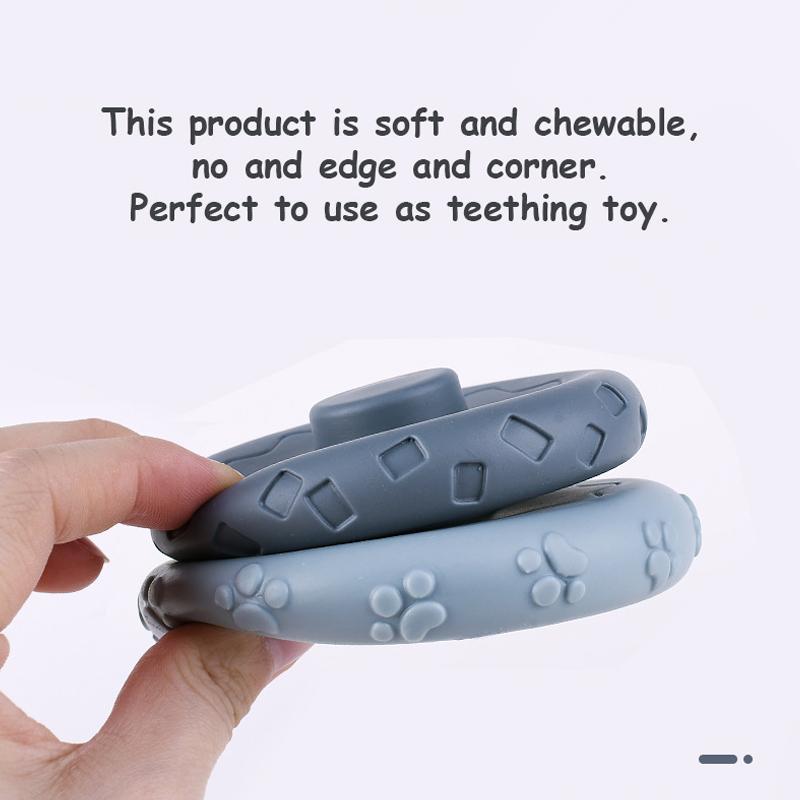 Montessori Silikonowe Klocki dla Niemowląt Koala Ściskany Stacker & Gryzaki Rozwój Intelektualny Wczesne Zabawki 3D Puzzle