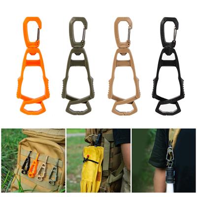 3Pieces Glove Clamp Carabiner Clip for Tool Bags Towel Hooks Nonslip Belt Attachment for Construction Outdoor Activity