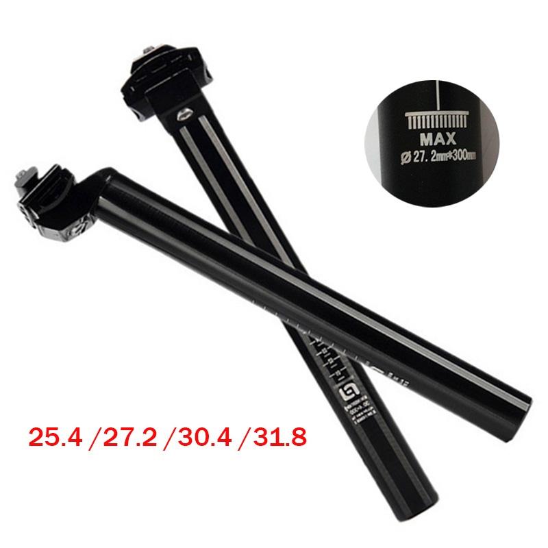 Bicycle Seatpost 300mm Mountain Bike Seat Tube Aluminum Alloy Integrate Seatpost 25 4 27 2 28 6 30 4 30 8 31 6mm MTB Saddle Post