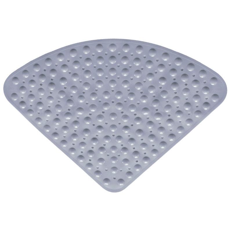 PVC Scalloped Bathtub Mat, Safety Shower with Drain Hole, Bathroom Mat, Creative Foot Mat, Easy to Clean, Washroom Mat