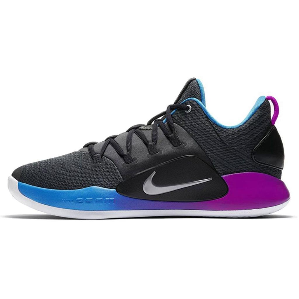 Nike Hyperdunk X Low Basketball Shoes Unisex Sneakers Black Blue Purple AR0464-004