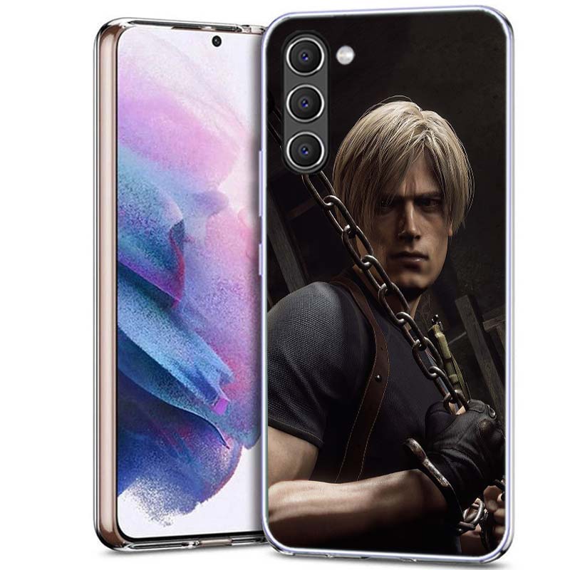 

Чехол для телефона Leon Kennedy Resident Evil 4 для Samsung A16 A26 A36 A56 A17 A37 A57 A07 A06 A02S A12 A22 A32 A52S A72 Galaxy A70 A50 Samsung A23