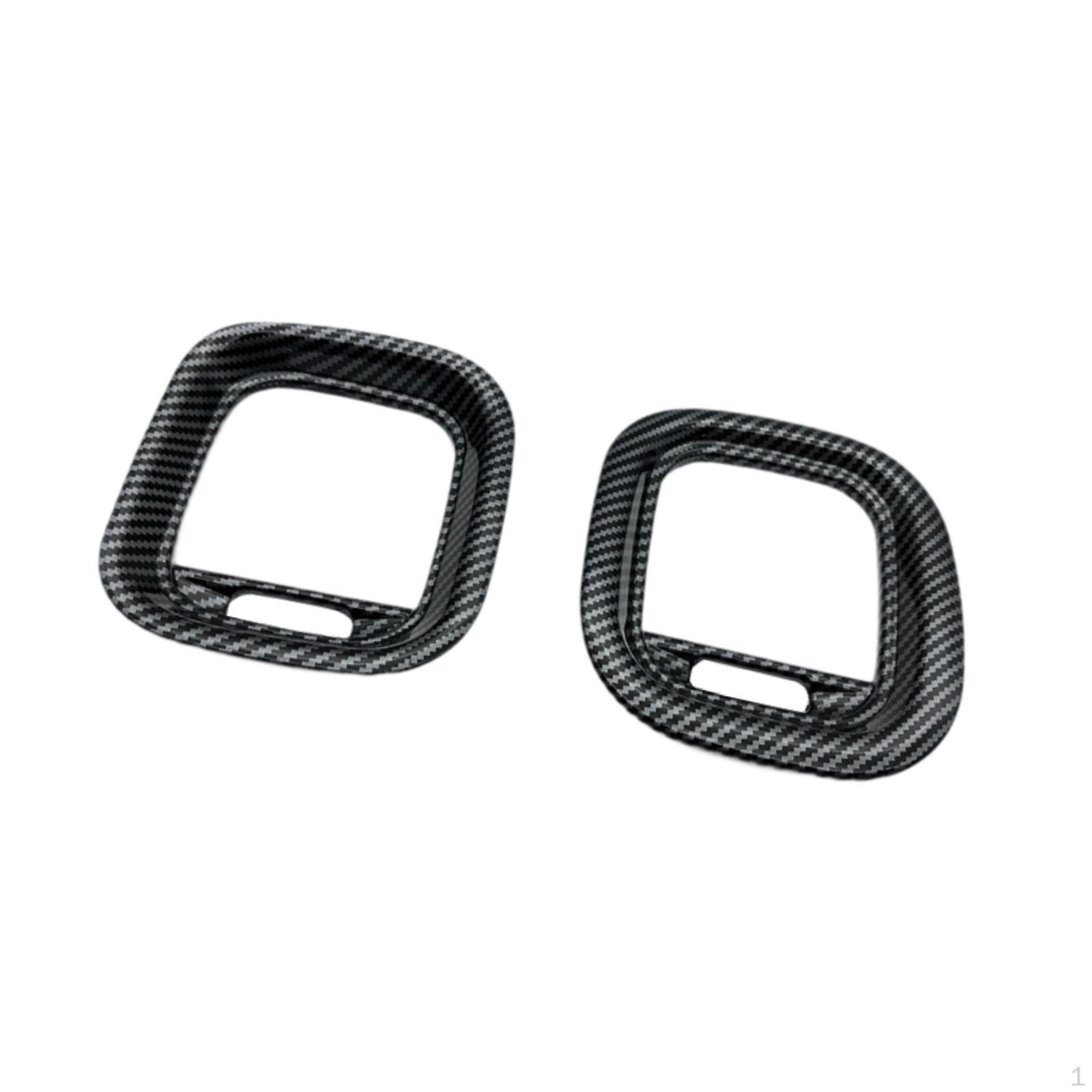

2Pcs Air Vent Covers Outlet Protector Replacement Truck Assembly Conditioner Cover for Carbon Pattern