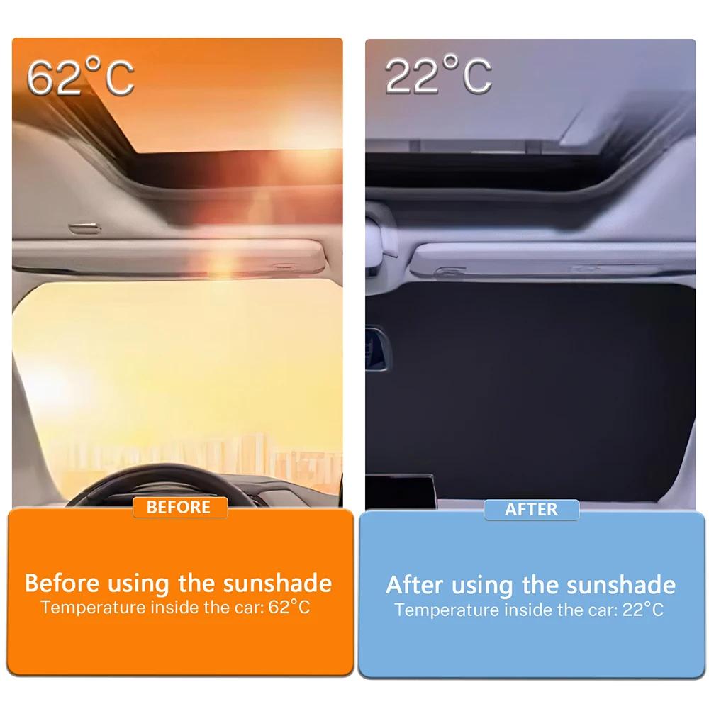 Magnetic Sunshade for BYD SEAL EV 2022-2024 Front Windshield Cover Custom Fit Interior Accessory