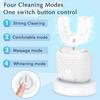 Electric U Shaped Type Toothbrush 360 Degrees Ultrasonic Adults Whitening Silicone Automatic Electric Toothbrush