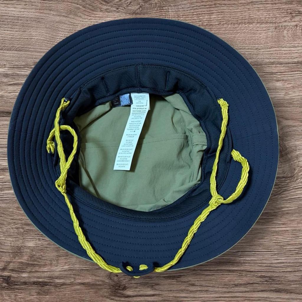 Used Patagonia Surf Brimmer L/XL Hat P25 Khaki TGRN