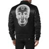 Philipp Plein Skull Printed Satin Bomber Jacket FABC-MRB1997-PTE003N-02