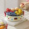 Double Layer Fruit Plate For Living Room Home Use Creative Snack And Nut Storage Box Candy Bowl Unique Design Fruit Holder
