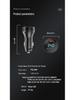 Metal Dual USB+Type-C Car Charger with Fast Charging for Huawei & Apple