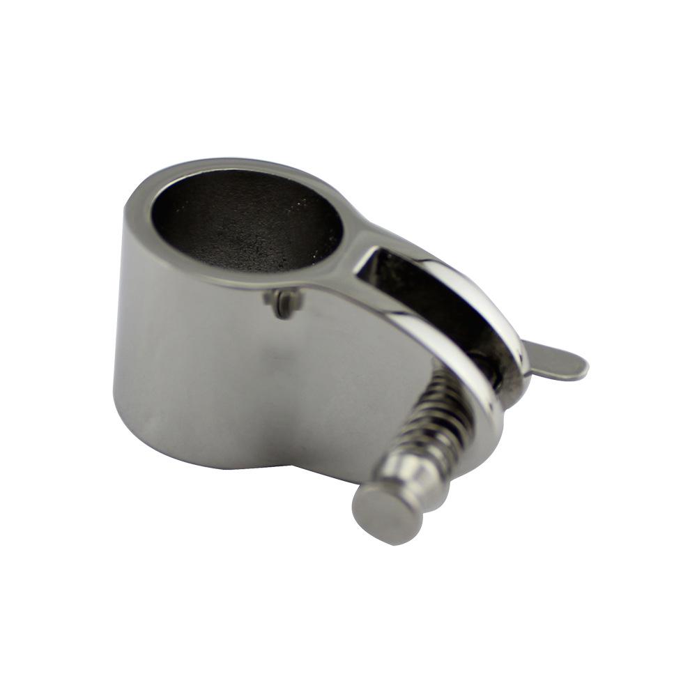 Mirror Polished Stainless Steel 316 Spring Plunger Slide Sleeve for Yacht Bimini Top Hardware