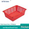 AUTDA Square PP Kitchen Storage & Drain Basket