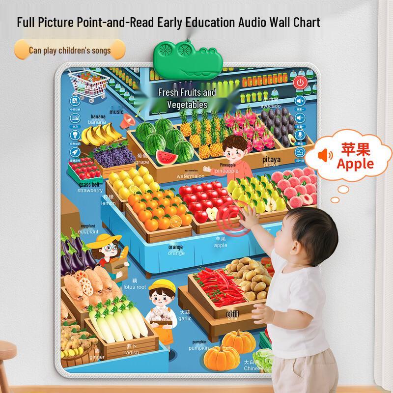 Star Boat Interactive Talking Educational Wall Chart for Babies