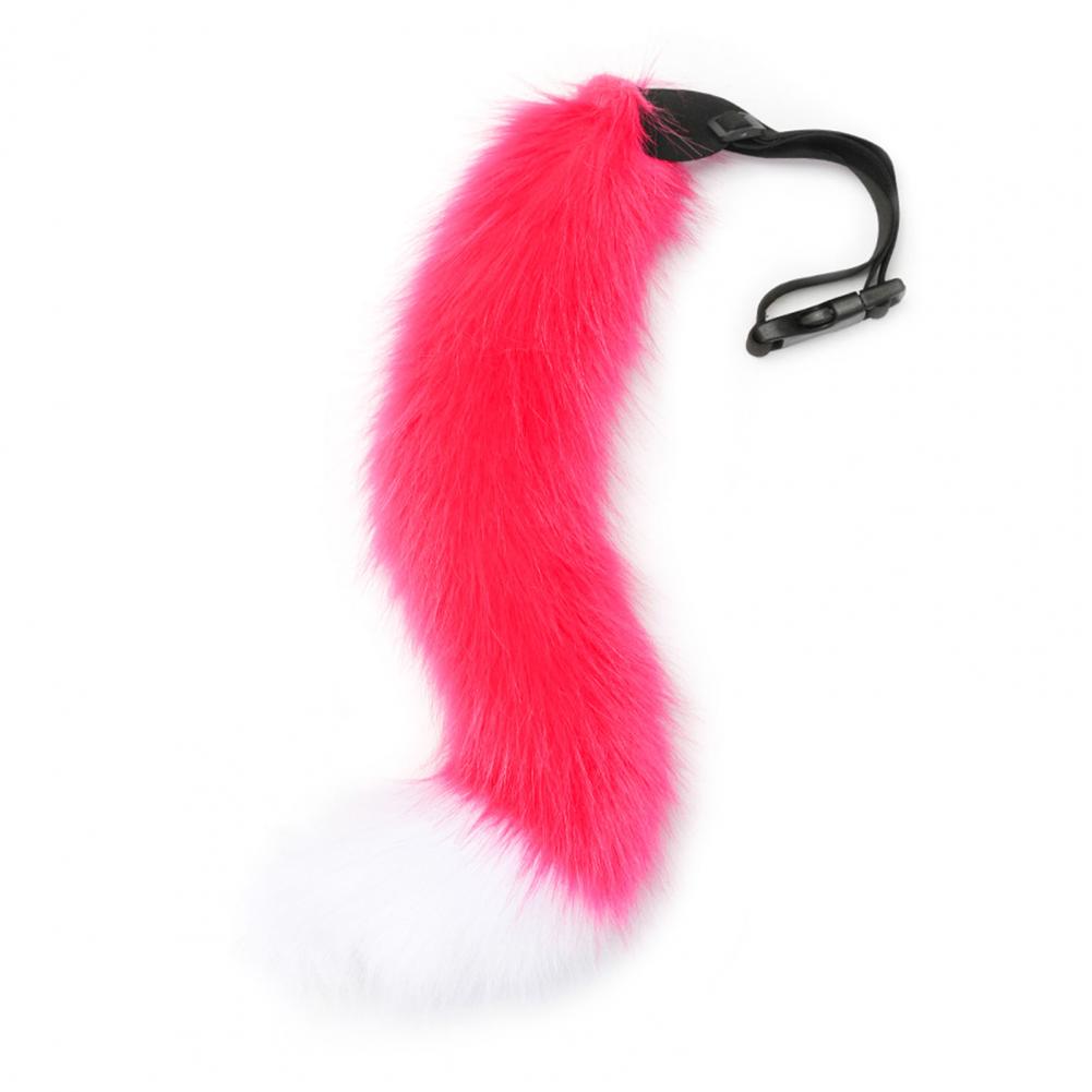 Plush Fox Cosplay Mask, Fluffy Fox Tail, Cosplay Costumes Props, Fuzzy Fox Mask for Costume Party Anime Convention