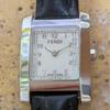 Used [Good Condition] FENDI Classico Watch Quartz Square White Dial 7000L Leather Belt Ladies
